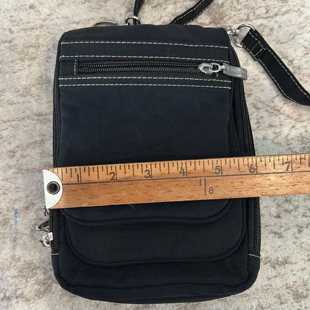 Baggallini Black Crossbody Bag with Adjustable Strap